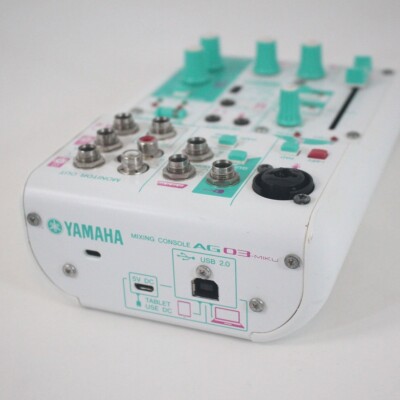 YAMAHA AG03-MIKU Hatsune Miku Webcasting Mixer 3-Channel USB Audio