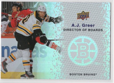 A.J. Greer 23-24 Upper Deck Series 2 Director of Boards #DB-2 Boston Bruins