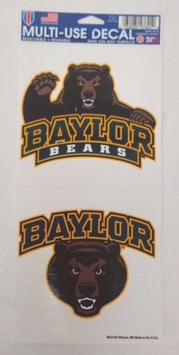 Licensed Collegiate Multi Use 2 Pack Sticker Decals 4.25" x 9.5" Wincraft - Picture 6 of 62