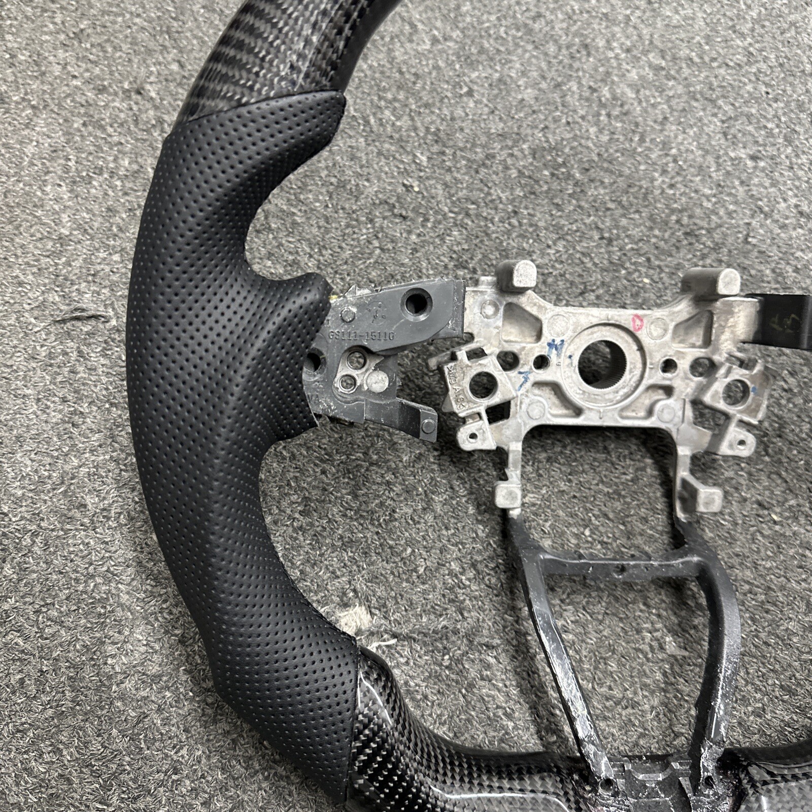 Real Carbon fiber steering wheel Honda Accord 10th 2018 2021 Full Black