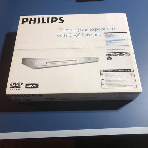 Philips DVP3040 DVD Player-New In Box. HDMI ,CD, MP3 Windows Media -NIB 90