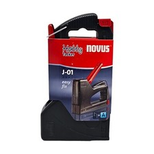 Novus Handtacker J-01 Easy Fix Klammertiefe 6 - 8 mm Heftger&auml;t Werkzeug Neu