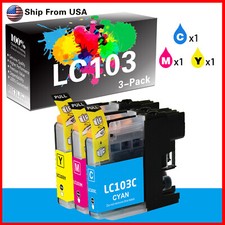  3PK,CMY LC103XL LC-103XL Ink Cartridge for DCP-J152W MFC-J245 Printer