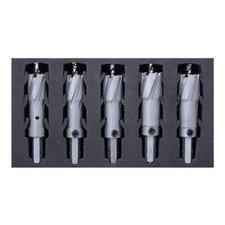 HMT VersaDrive TCT Lochschneidereinlage Schaumstoff Set: 5 St&uuml;ck 14 - 22 mm - 101030-SET2