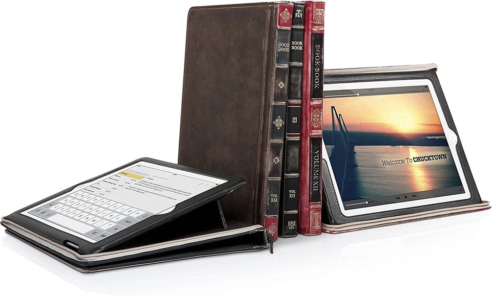 Cover TwelveSouth, case per Apple iPad 1/2/3 - Forma a libro VERA PELLE! - Immagine 4 di 4