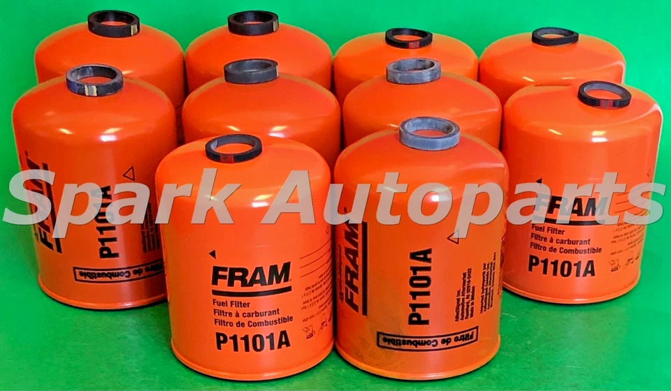 Lot of 10 Fuel Filter FRAM P1101A For HINO FD2320, FORD L9000, KENWORTH K100E Foto 2 de 3
