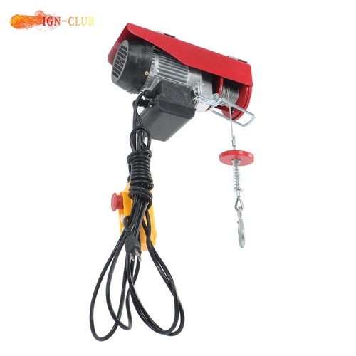 Industrial 110V Electric Winch 440LB Lifting Capacity 14FT Remote Garage Hoist - Picture 20 of 24