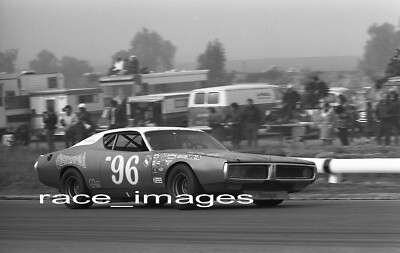 1972 NASCAR - Ray Elder #96 OLYMPIA DODGE Charger -- 35mm Racing NEGATIVE  #1000