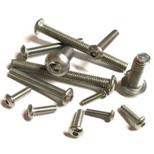 SOCKET BUTTON SCREWS DOME HEAD HEX ALLEN BOLTS A2 STAINLESS STEEL M6 M8 M10 M12