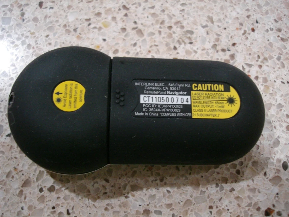 REMOTE POINTER for INTERLINK NAVIGATOR 2.4 PRESENTATION REMOTE VP4150 W/GUIDE - Image 3 of 4