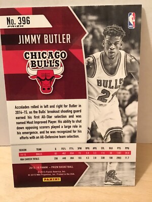 その他 2015 Jimmy Butler PSA silver prizm 2015-16 Panini Prizm