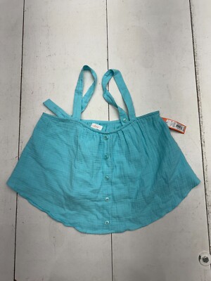 Colsie Blue Sleeveless Flowy Tank Top Womens Size Small