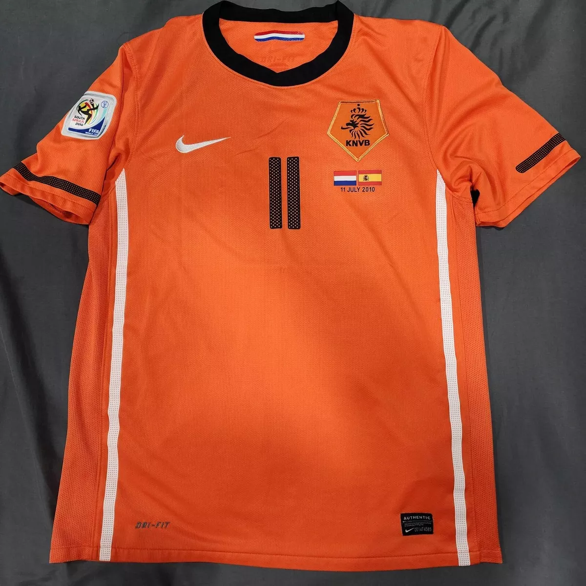 Netherlands | KNVB | Merkur Product Official Soccer Football Shirt Men’s  Large