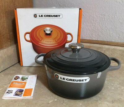 Le Creuset Signature Cast Iron Dutch Oven Quart Oyster Grey