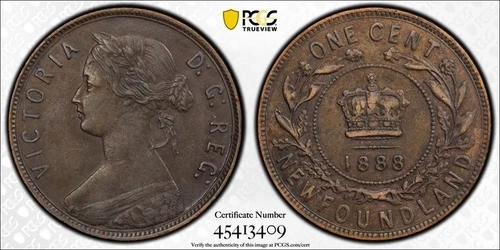 Photo of a 1888 Canada Large Cent from an eBay listing that sold on Apr 18, 2026