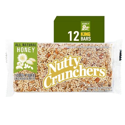Nutty Crunchers All Natural Ingredients Honey King Bars