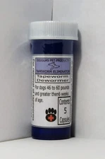 Expert Care- Tapeworm Killer 4 Dogs & Puppies 46 to 60lbs - ONE DOSE will do it!