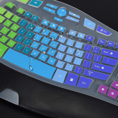 Keyboard Cover for Logitech K350 MK570 MK550 Wireless Wave Keyboard, Logitech K3 - Photo 4/12