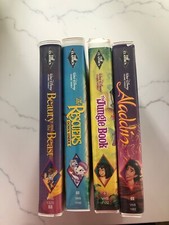 walt disney black diamond vhs tapes lot