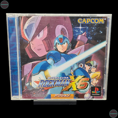Rockman / MegaMan X6 Sony Playstation PS1 Spiel NTSC-J Capcom 2001 OVP CIB