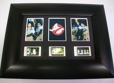 GHOSTBUSTERS Framed Trio Movie Film Cell Memorabilia Piece Collectible Gift