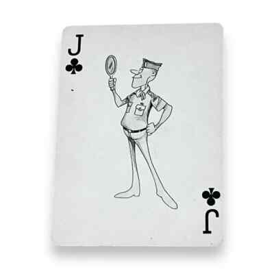 Single Swap Vintage Kent Cigarettes Playing Card Jack of Clubs DBX
