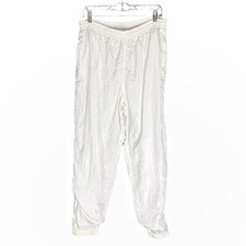 Skyr Sport 70s Vintage Ski Snow Pants - Snow White - L
