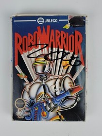 1988 Robo Warrior NES Nintendo 100% Complete CIB has some marker writing 