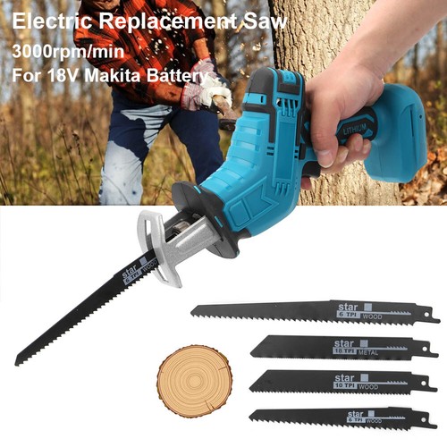 Reciprocating Saw 4 Blades Wood Metal 