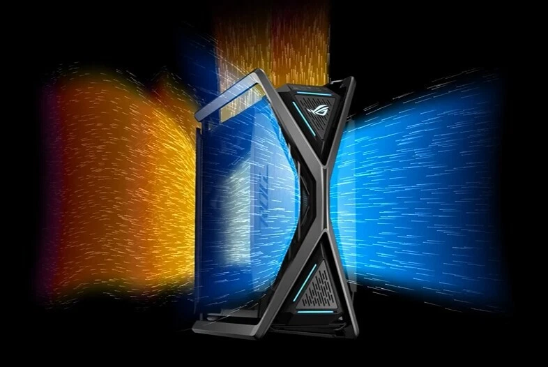 ASUS ROG HYPERION GR701 RGB E-ATX Big-Tower Gaming Gehäuse mit Glasfenster - Bild 2 von 4