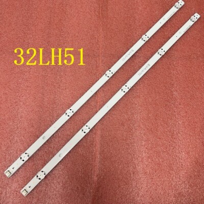 2pcs  LED strip for LG 32LF510B 32LH510B 32LH590U LGE_WICOP_SVL320AL5 32LH51_HD
