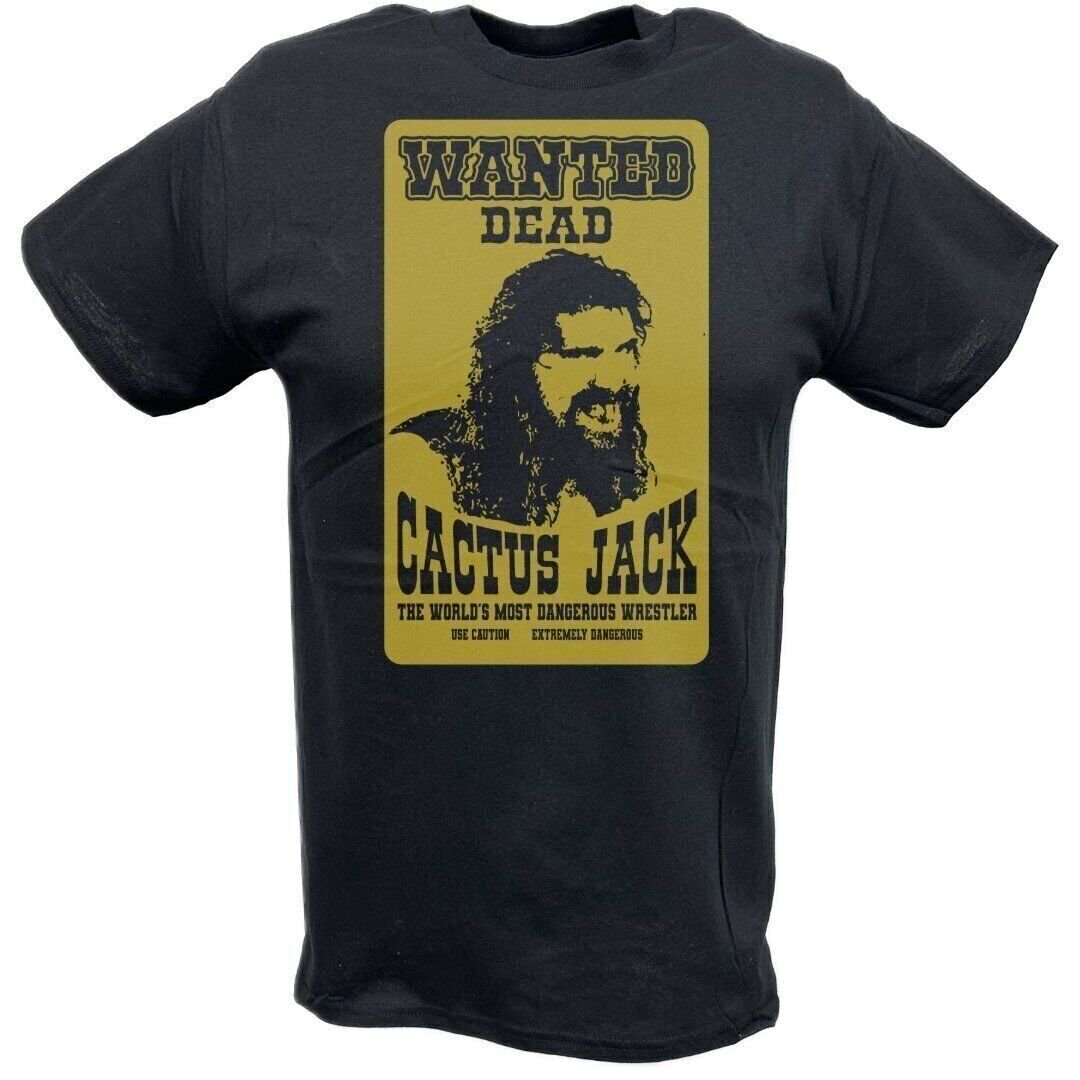 Cactus Jack × WWE T-Shirt WWE Cactus Jack Wanted T-Shirt - Big & Tall - Mens