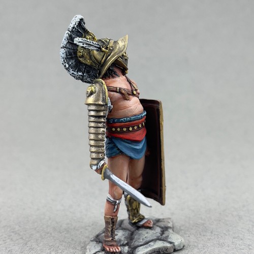 Roman gladiator Murmillo 54 mm, Painted tin toy soldier, Roman soldier miniature - Picture 9 of 14