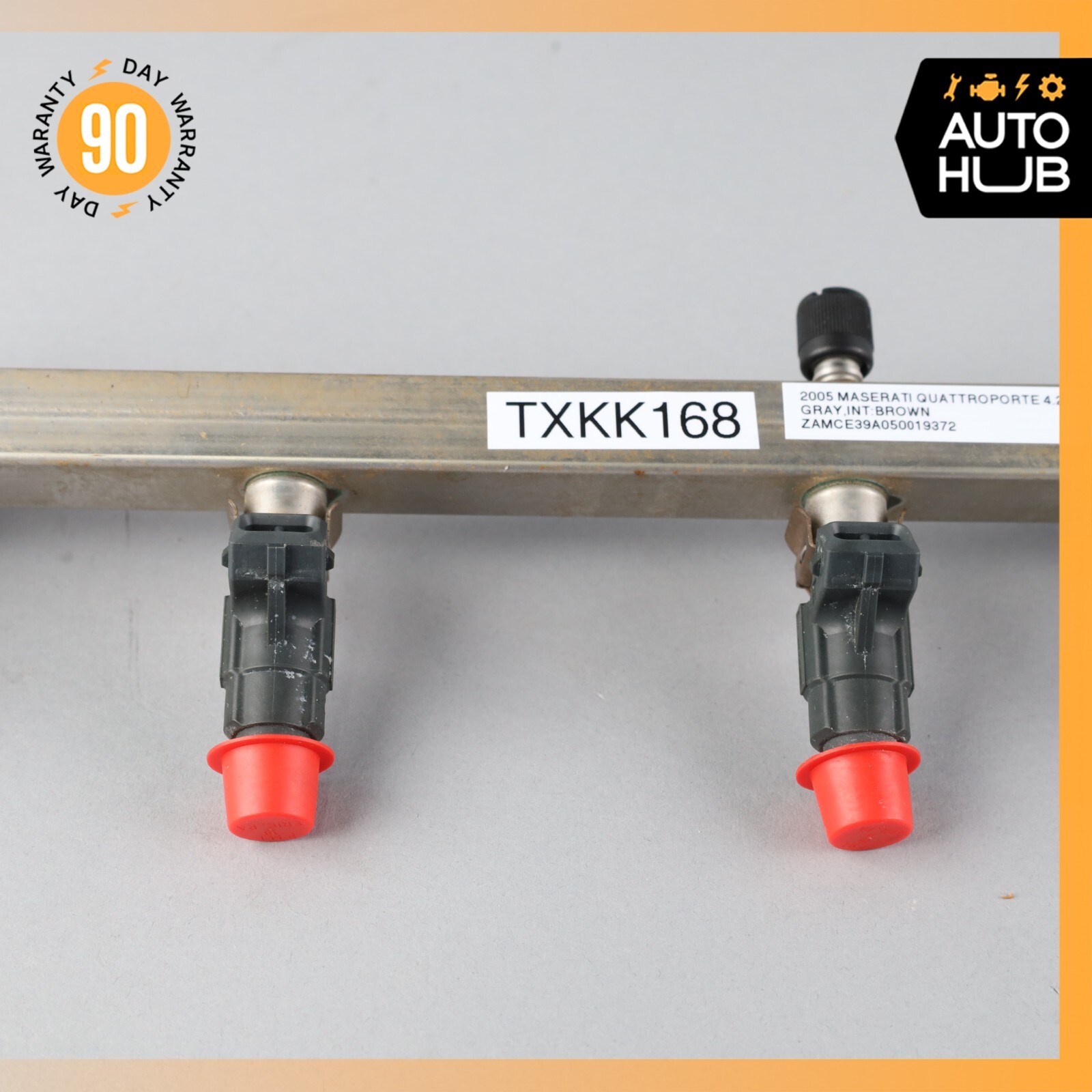 Maserati Quattroporte Fuel Injection Rail Line w/ Injectors Left Side OEM 29k