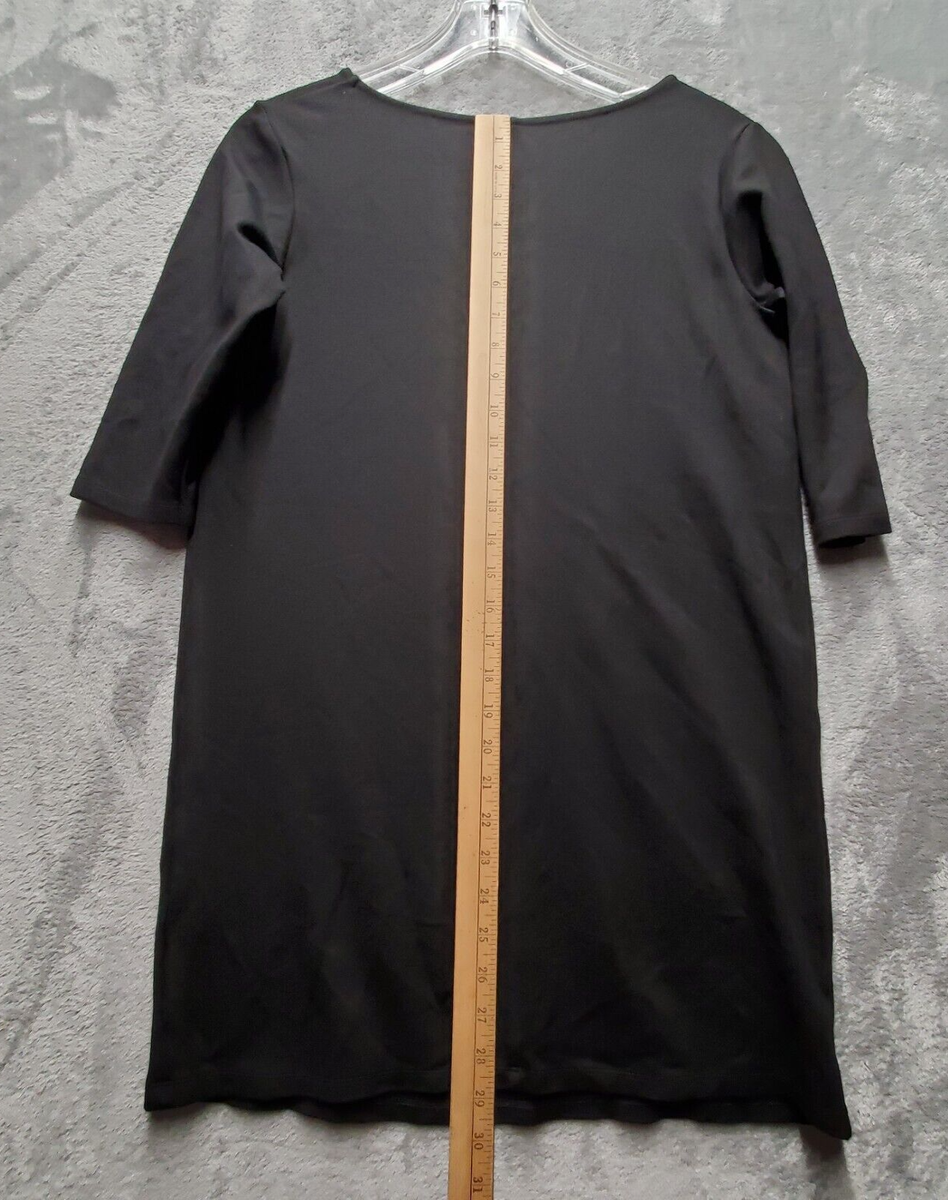 ASOS Dress Womens 6 Black Shift Dress Stretch Casual UK 10 LBD Little Black  Dres | eBay