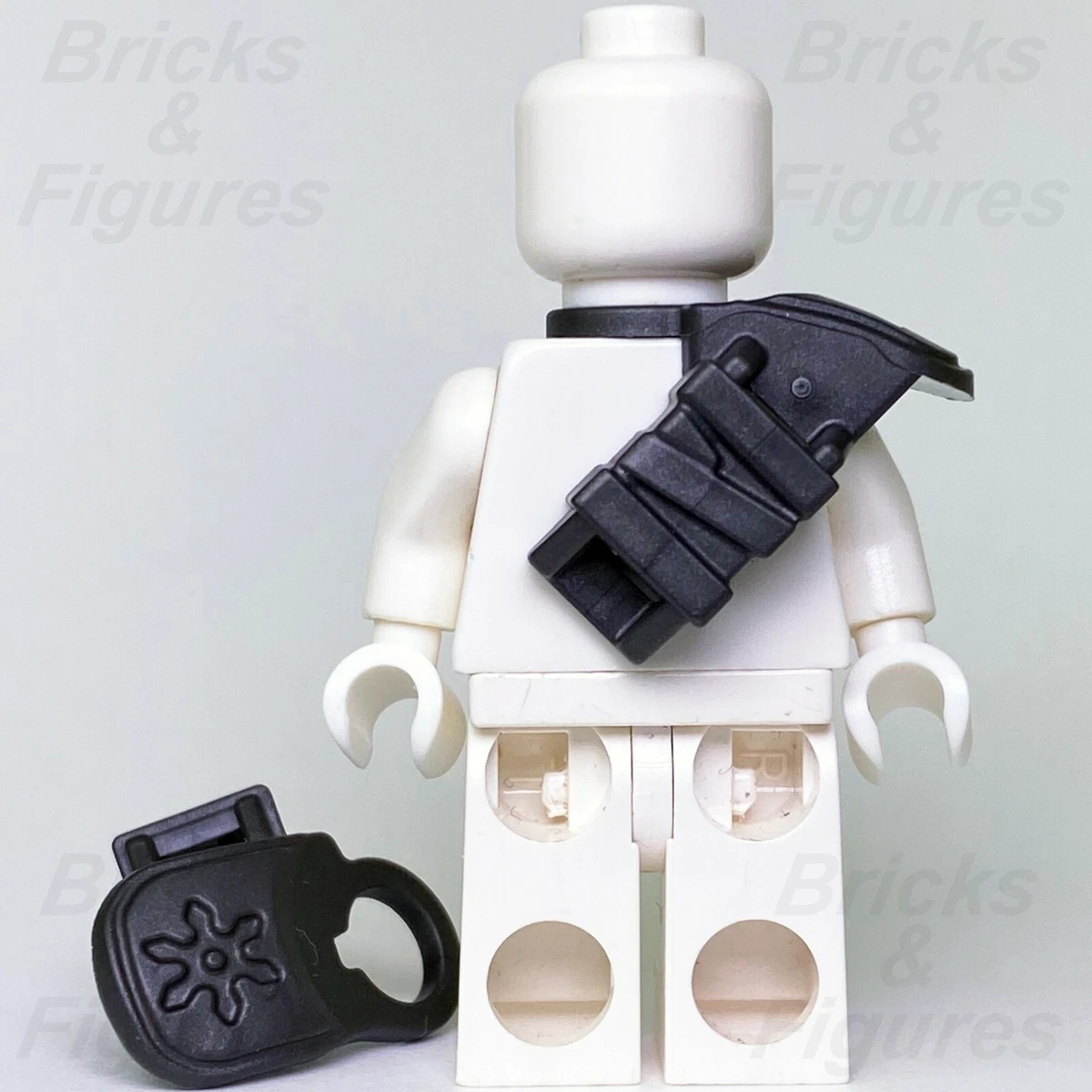 LEGO Ninjago 2 x Pearl Dark Grey Ninja Scabbards for Katana Sword Part 41162
