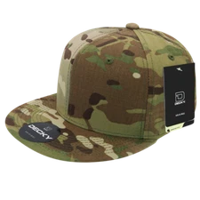 2/3/5/10 Pack Of Decky Unisex MULTICAM Snapback Cap - 6302