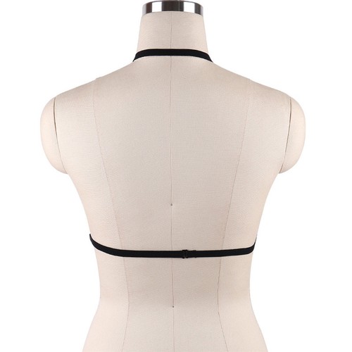 Harness Elastic Cupless Cage Bra Sexy Lingerie for Women Top Exotic Strap Belt - Picture 127 of 273