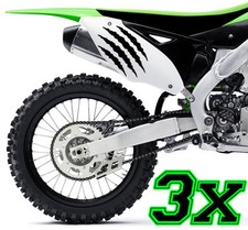 3 pegatinas garra monstruo pegatina moto coche JDM OEM MOTORCROSS