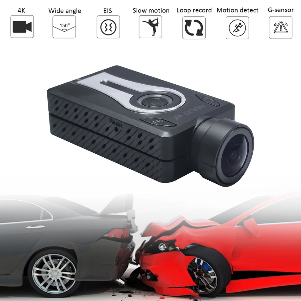 Mobius Maxi MM4K Action Camera Mini Camcorder Sport Cam Portable Accessories Kit - Image 2 of 4