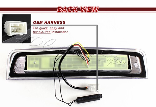 For 11-17 Ram 1500 2500 3500 Smoke Lens LED 3RD Third Brake Light W/Cargo Lamp - Picture 2 of 6