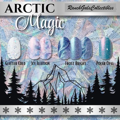   NEW COLOR STREeT NAIL PoLISH STRIPS ARCTIC MAGIC WINTER HOLIDAY PREORDER 