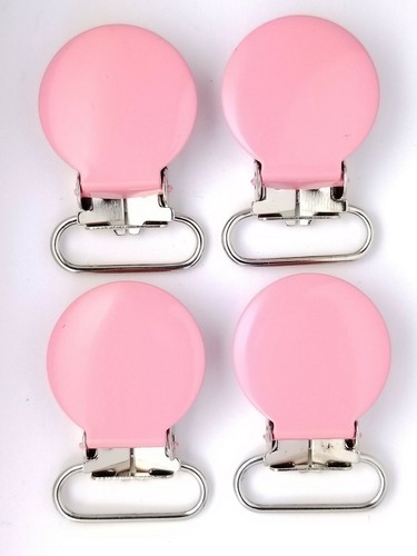 NOVELTY ROUND PACIFIER CLIPS WITH PLASTIC, 10 PACIFIER CLIPS, FREE SHIPPING USA - Picture 7 of 9