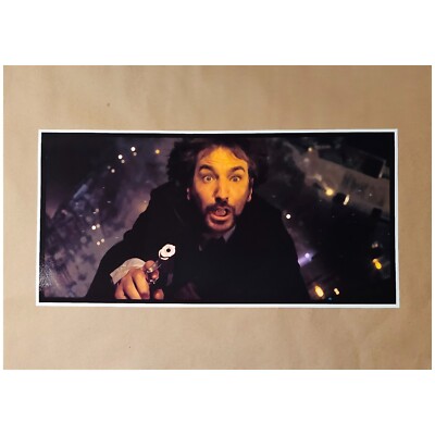 Die Hard 12'' X 24'' Movie Scene Poster Hans Gruber Fall Christmas Movie Gift