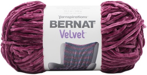 Bernat Filato Velluto 100% Poliestere | Gomitolo 300g, 288m, Viola, Peso Bulky 5, Per Coperte E Cuscini Fai Da Te
