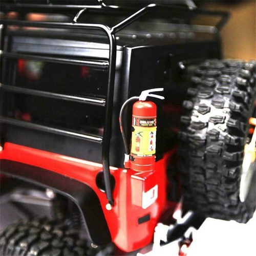 Rc-Scale Accessoires 1/8 1/10 Rock Robots Feu Extincteur for Axial SCX10 - Photo 9/11