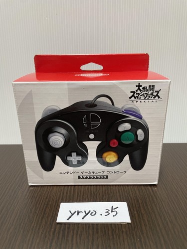Nintendo GameCube Controller Super Smash Bros. Color Black Brand New Unused JP - Picture 2 of 15
