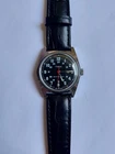 VINTAGE  TIMEX Black Dial Hand Wind  Men's Wrist Watch