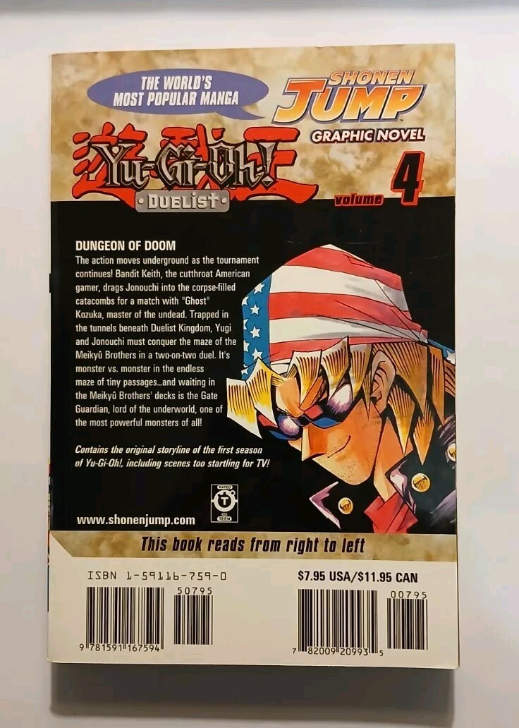 Yu-Gi-oh! Duelist [YuGiOh] Volume Vol. 4 Manga - 1ST PRINTING