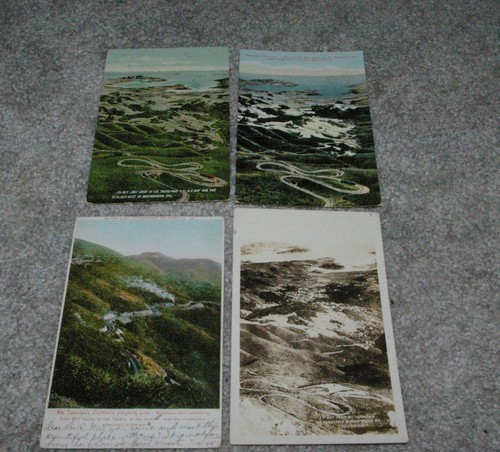 19 Mainly 1920 & Older Mt Tamalpais California Postcards Railroad Train Views - Picture 3 of 9